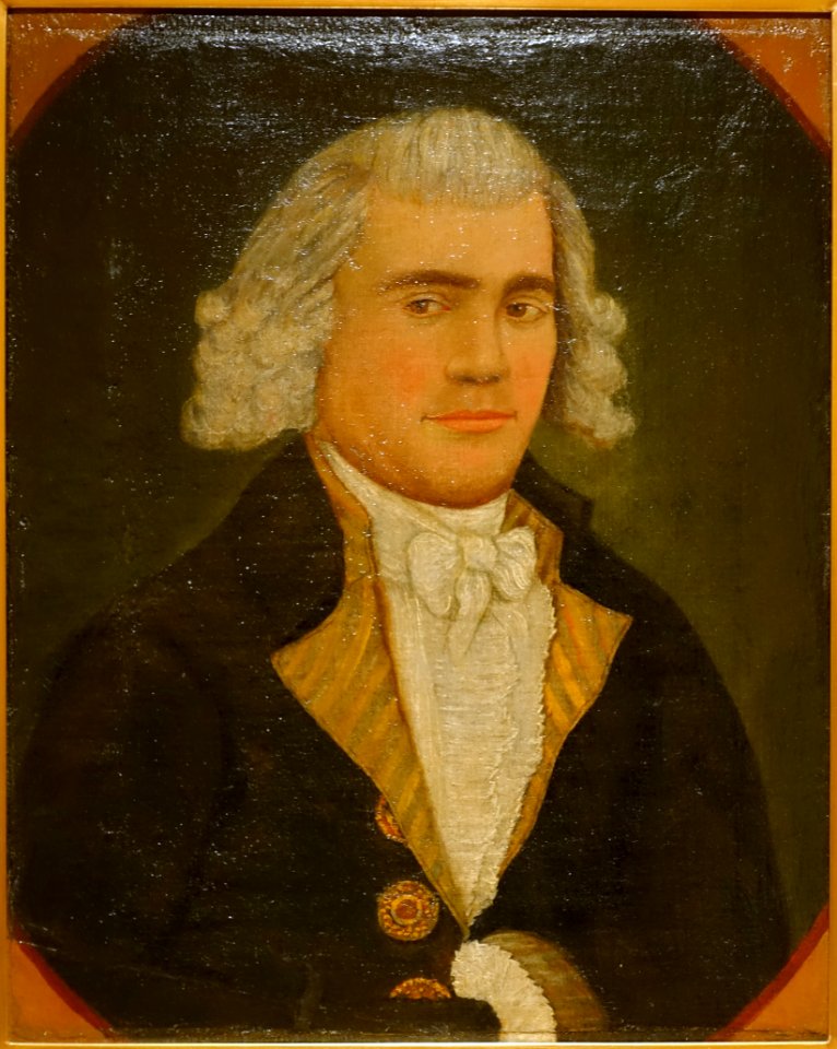 Moses Hart (1769-1852) by Louis Christian de Heer, c. 1789, oil on canvas - Château Ramezay - Montreal, Canada - DSC07629