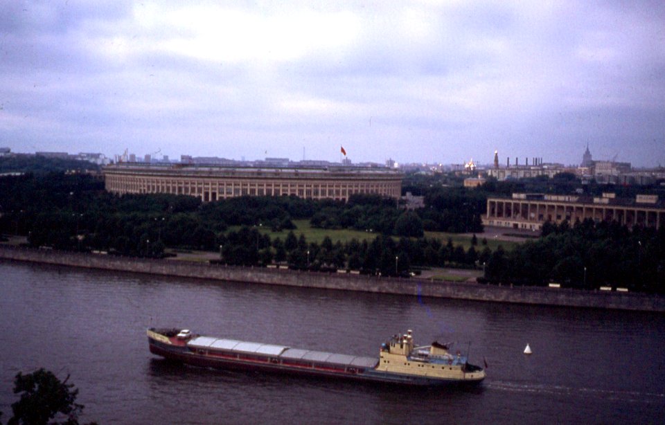 Moskva met olympisch stadion Loezjniki1 (vm Leninstadion)