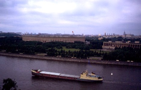 Moskva met olympisch stadion Loezjniki1 (vm Leninstadion)
