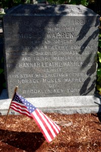 Moses Warren Jr. memorial - Watertown, Mass - DSC03843