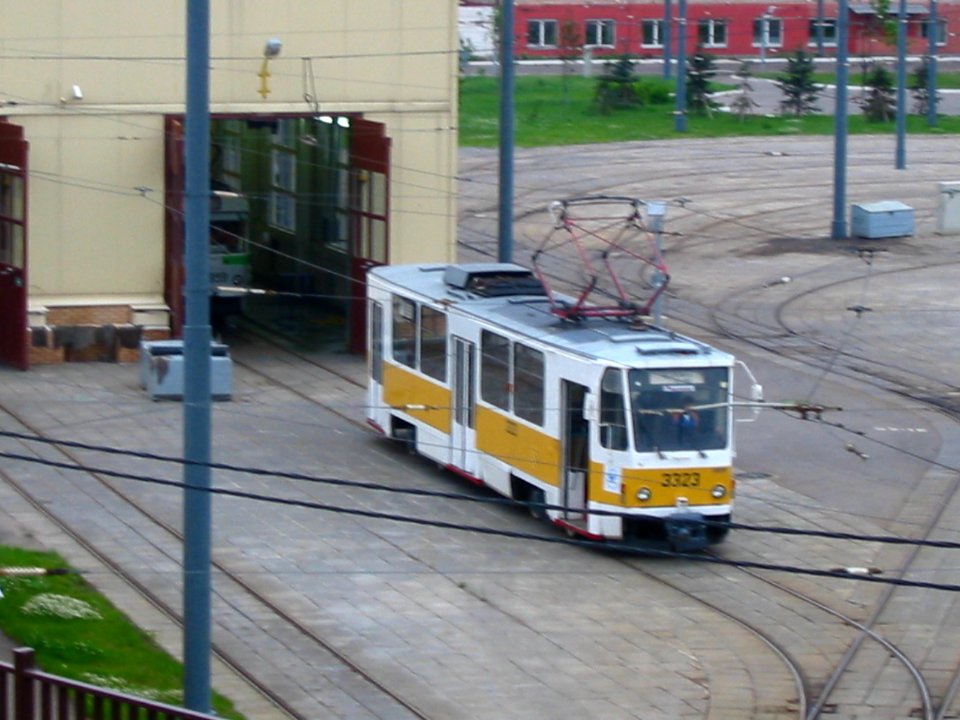 Moscow tram Tatra T7B5SU 3323 20040623 2 улица Маршала Воробьёва