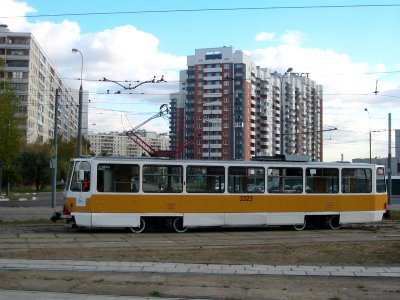 Moscow tram Tatra T7B5SU 3323 20051005 223 улица Твардовского