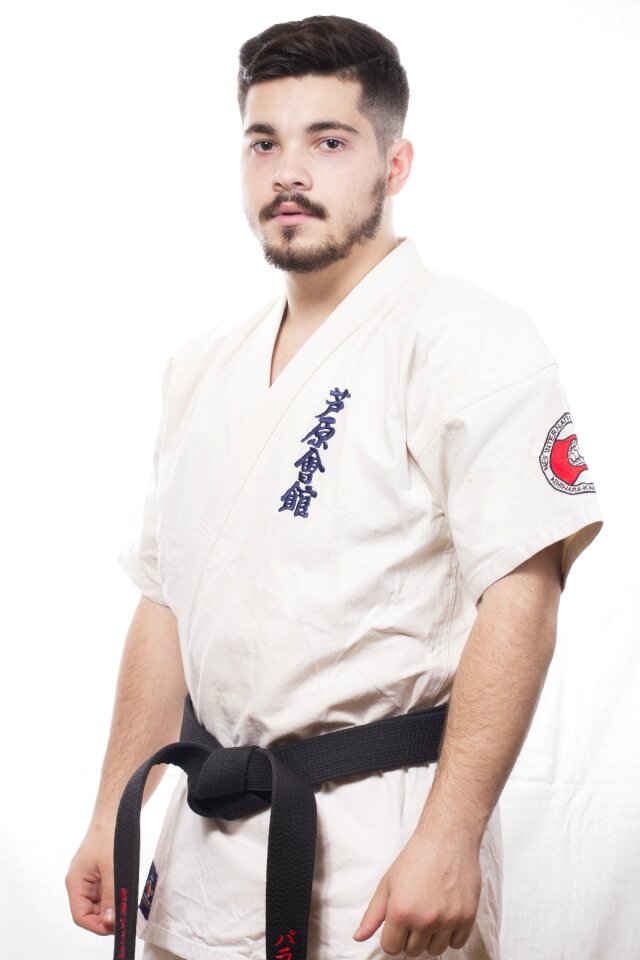Kimono black belt man