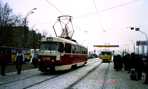Moscow tram 3346 2004-02 Shukino