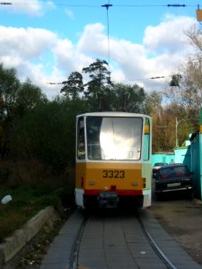 Moscow tram Tatra T7B5SU 3323 20051005 198 Авиационная улица