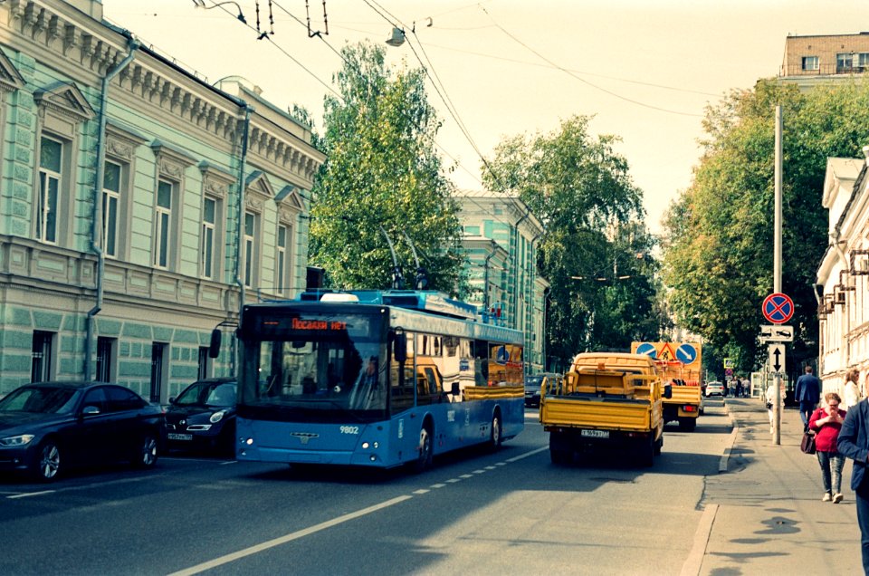 Moscow trolleybus 9802 test run 2020-08 2