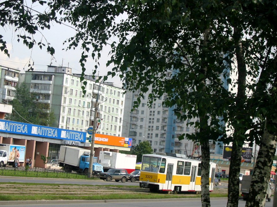 Moscow tram Tatra T7B5SU 3323 20030820 3 район Строгино