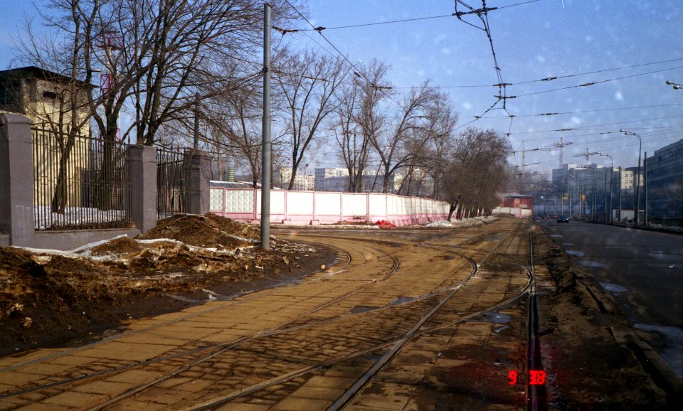 Moscow tram depot Rusakova 2003-03
