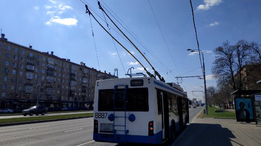 Moscow trolleybus 8887 3