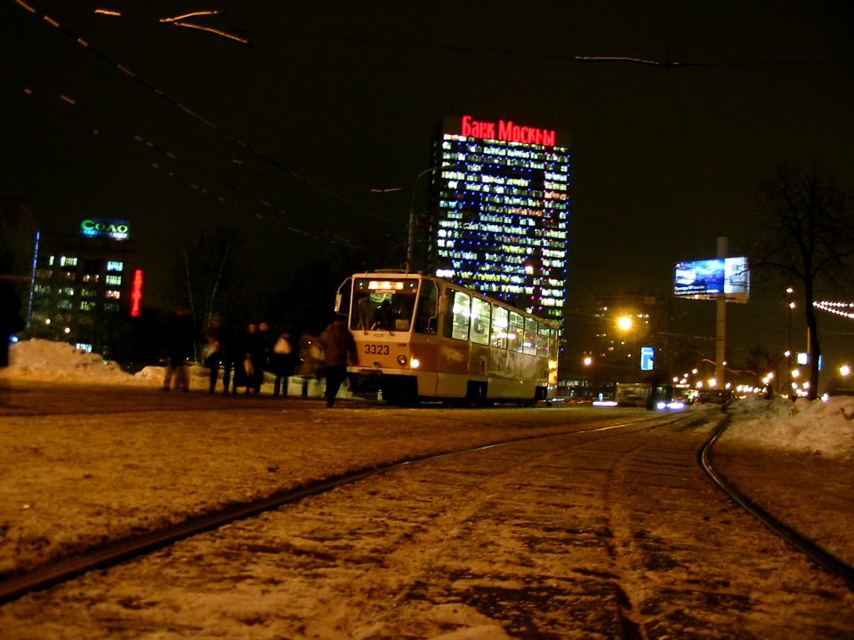Moscow tram Tatra T7B5SU 3323 20041215 04 Ленинградский проспект