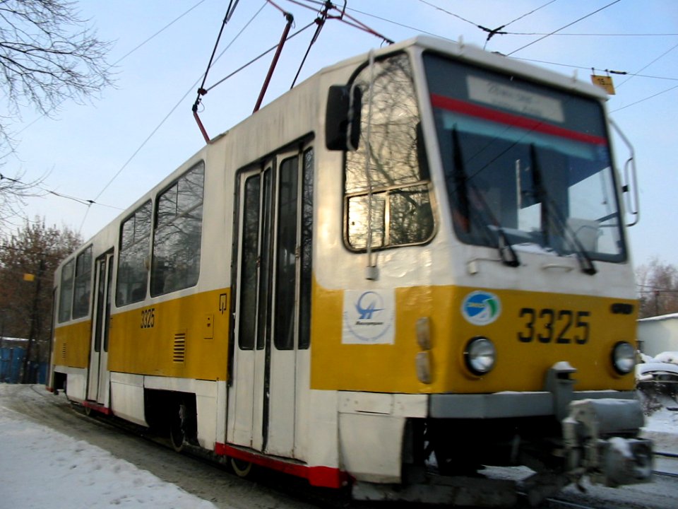 Moscow tram Tatra T7B5SU 3325 20021225 01 Большой Волоколамский проезд