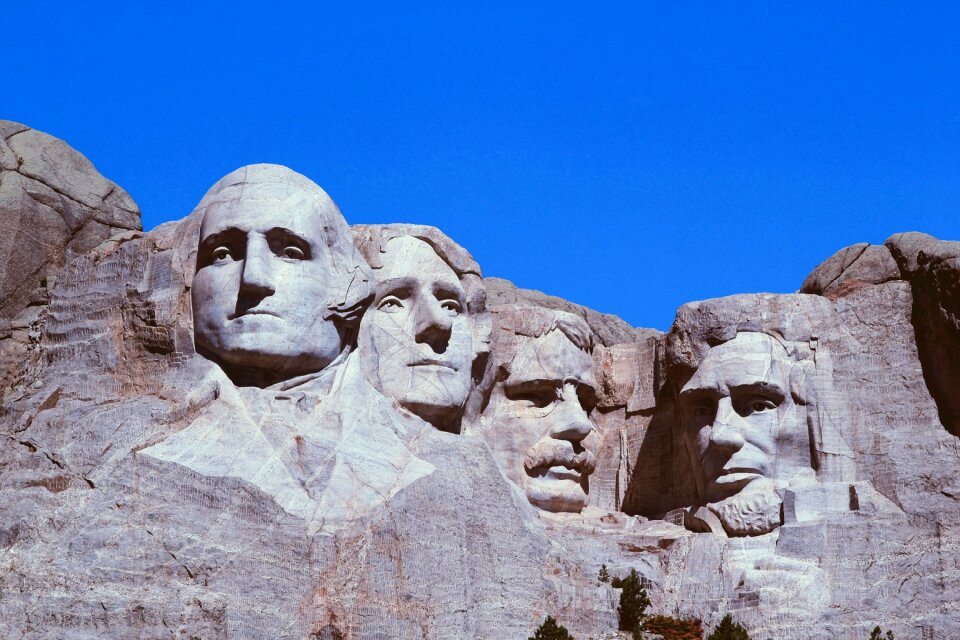 Rock faces portraits