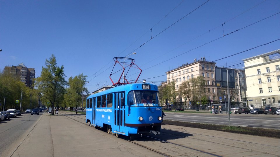 Moscow tram 30142