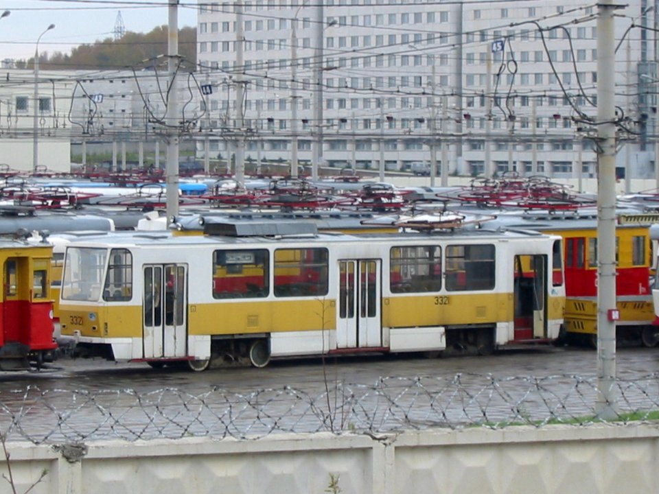 Moscow tram Tatra T7B5SU 3321 20031012 1 улица Маршала Воробьёва