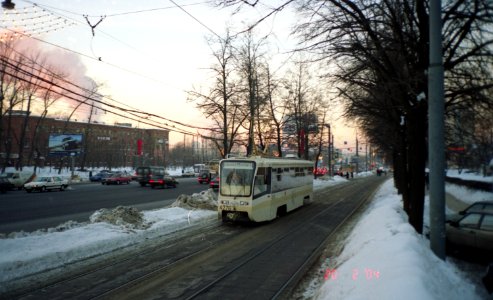 Moscow tram 4276 2004-02 71-619КС Nagatinskaya
