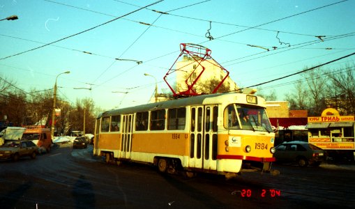 Moscow tram 1984 2004-02 Tatra T3