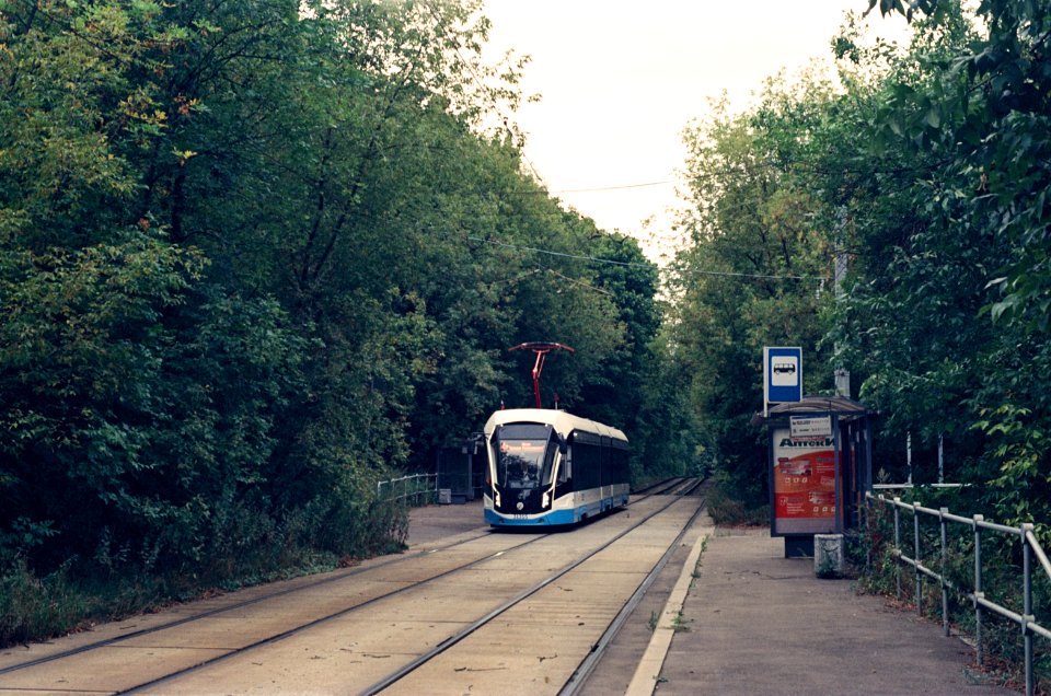 Moscow tram 31355 2020-08 Sokolniki forest