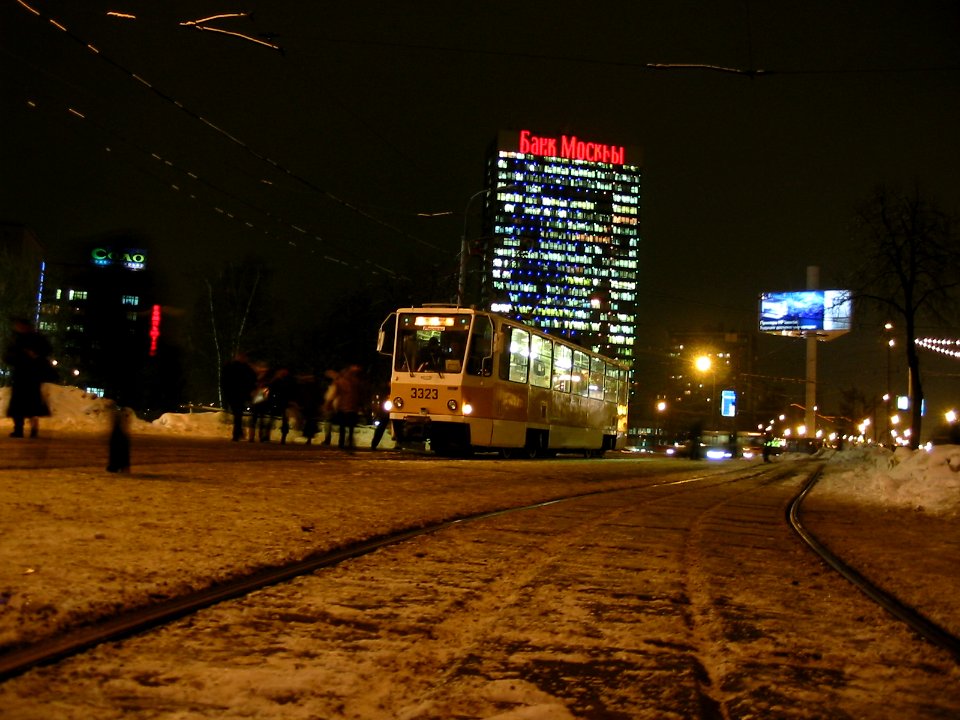 Moscow tram Tatra T7B5SU 3323 20041215 03 Ленинградский проспект