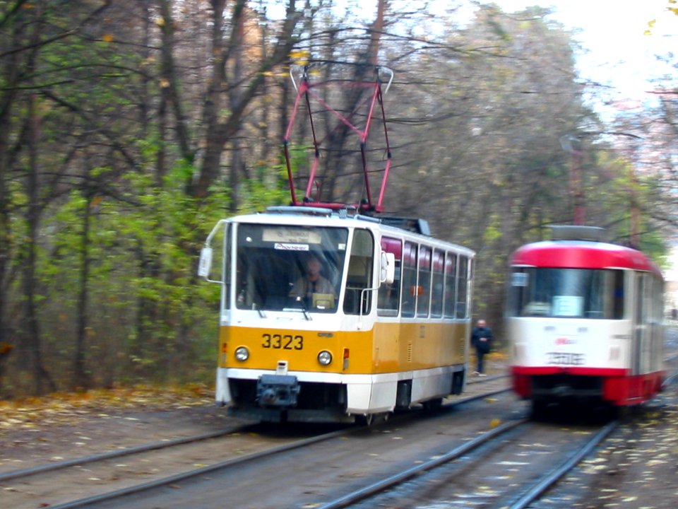 Moscow tram Tatra T7B5SU 3323 20041027 3 Волоколамское шоссе