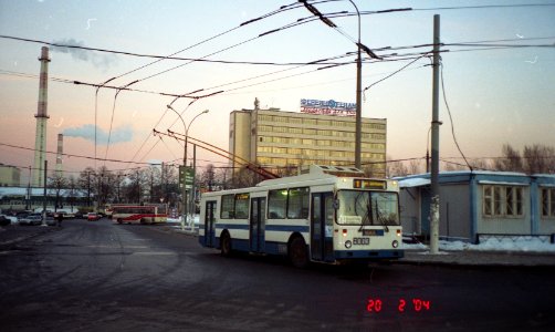 Moscow trolleybus 8003 2004-02 Nagatinskaya