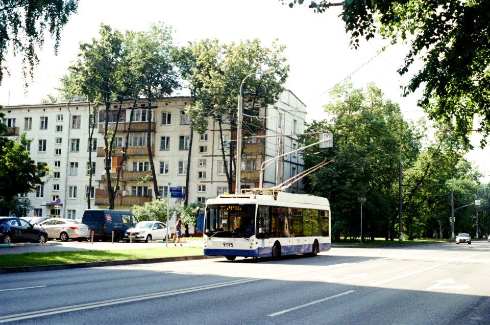 Moscow trolleybus 9195 2020-07 Perovskaya street 