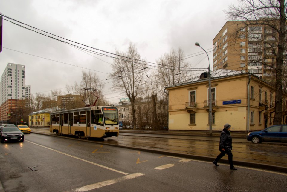 Moscow tram 1145 ul Vavilova