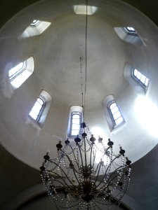 Moscow, St.Demetrios in Devichye Pole inside up
