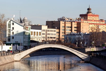 Moscow, Sadovnichesky Bridge, March 2014 01
