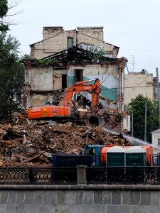 Moscow, Sadovnicheskaya Embankment 77 demolition 21-06-2009 34