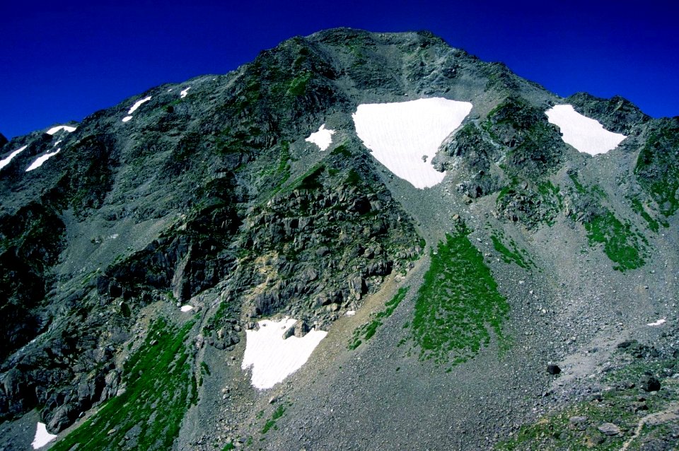 Mount Obami from Mount Yari 2000-08-16