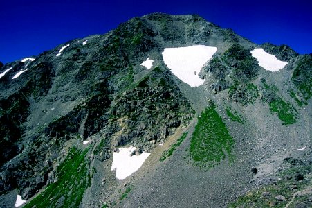 Mount Obami from Mount Yari 2000-08-16