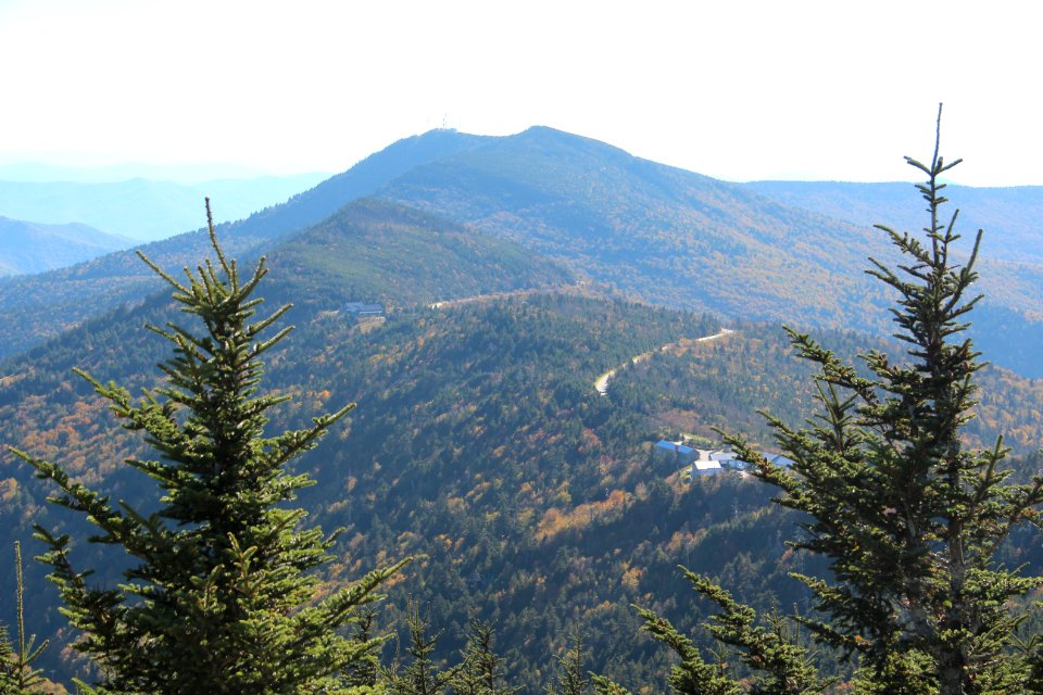 Mount Mitchell, looking south, Oct 2016 2