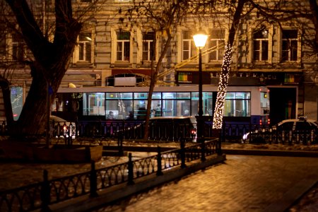 Moscow, Tverskoy 7, night trolleybus, Janury 2014 01