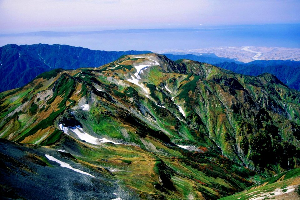 Mount Shozu from Mount Asahai