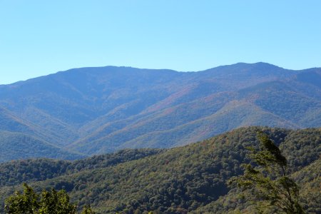 Mount Mitchell and Mount Craig from Black Mountains Overlook, October 2016