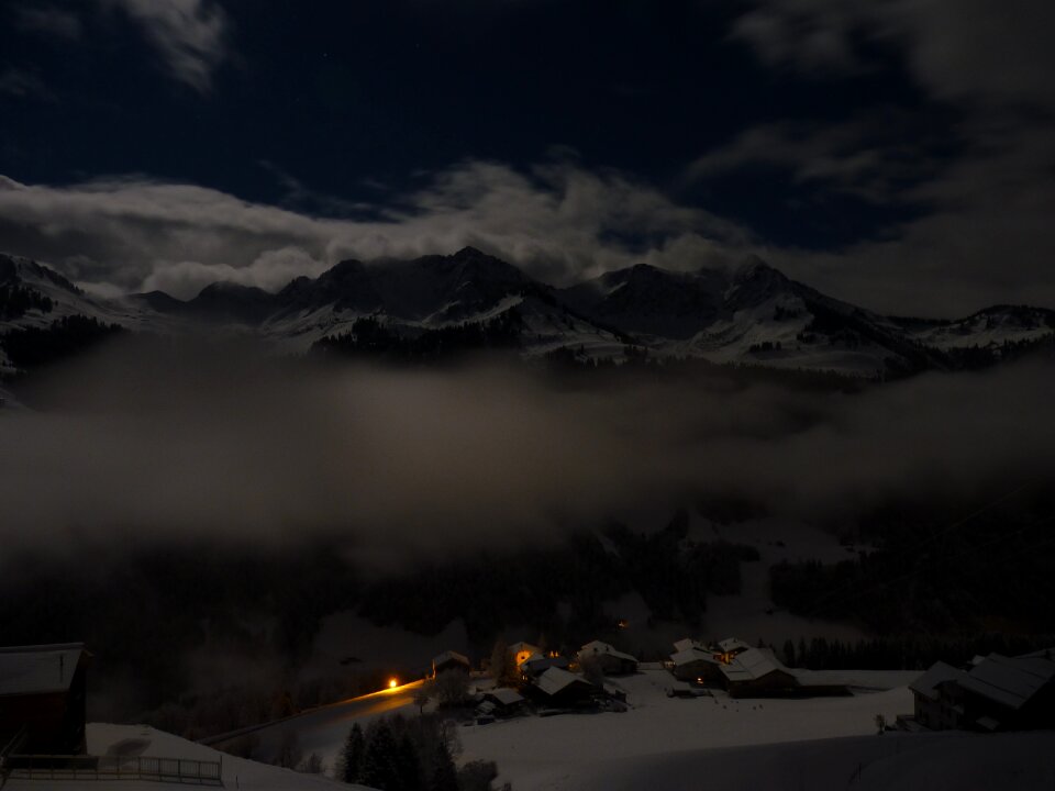 Alpine snow winter