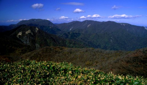 Mount Oike from Mount Ryu 2001-11-04