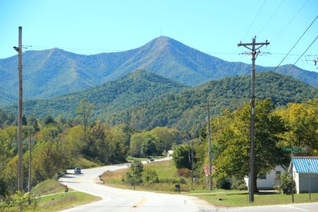 Mount Pisgah from NC 151, Oct 2016 2
