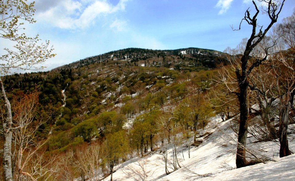 Mount Sarugabanba from Mount Kaerikumo 2009-05-14