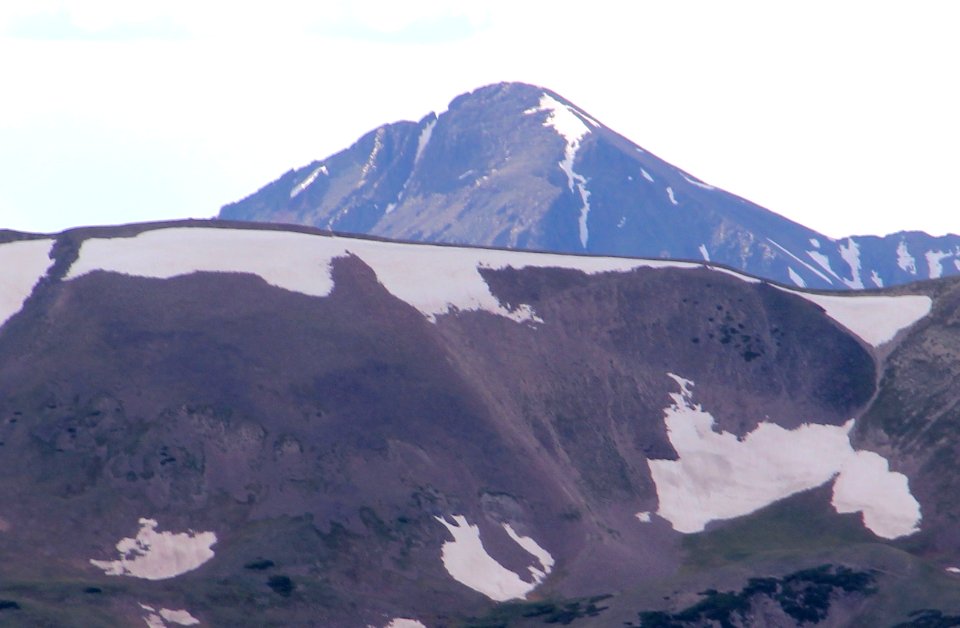 Mount Richthofen viewed from Tundra World Nature Trail