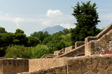 Mount Vesuvius from Pompeii2