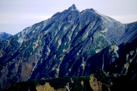 Mount Yari from Mount Nishihotaka 1995-10-07