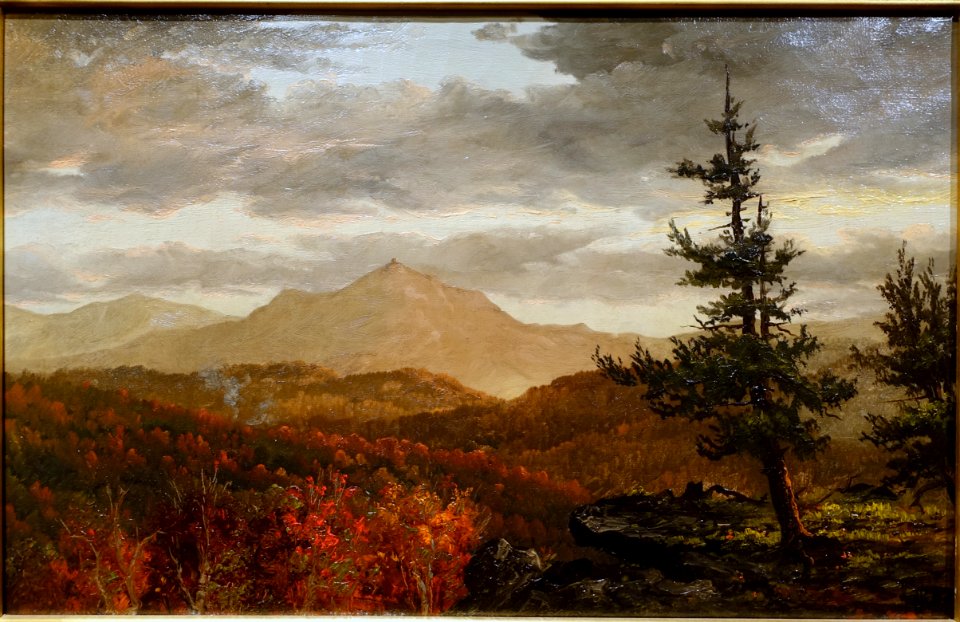 Mount Washington from Manns Hill (Littleton, NH), by Gamaliel W. Beaman, c. 1880, oil on canvas - Currier Museum of Art - Manchester, NH - DSC07448