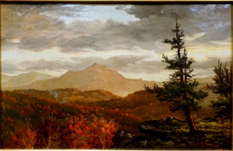 Mount Washington from Manns Hill (Littleton, NH), by Gamaliel W. Beaman, c. 1880, oil on canvas - Currier Museum of Art - Manchester, NH - DSC07448