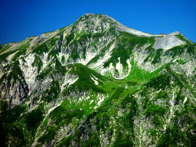 Mount Kasa from Shakushidaira 2002-8-29