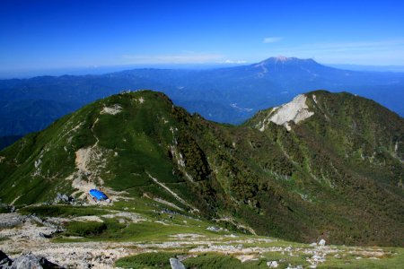 Mount Kiso-Mae from Mount Kisokoma 2010-9-26
