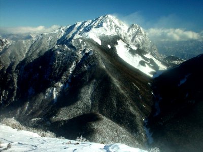Mount Kaikoma from Kosenjo 2003-1-1
