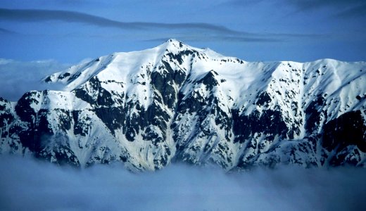 Mount Kasa from Mount Nishihotaka 1995-5-3