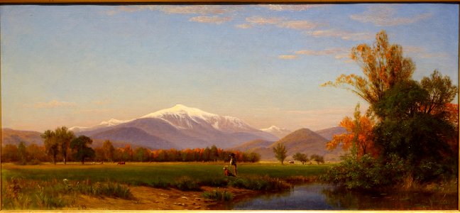 Mount Washington from the Intervale, by John Ross Key, 1873, oil on canvas - Peabody Essex Museum - DSC07104