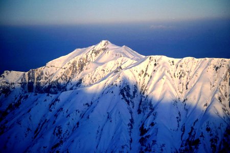 Mount Kasa from Mount Yari 1995-5-5